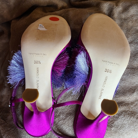 Manolo Blahnik Slingback Sandals - Picture 3 of 8